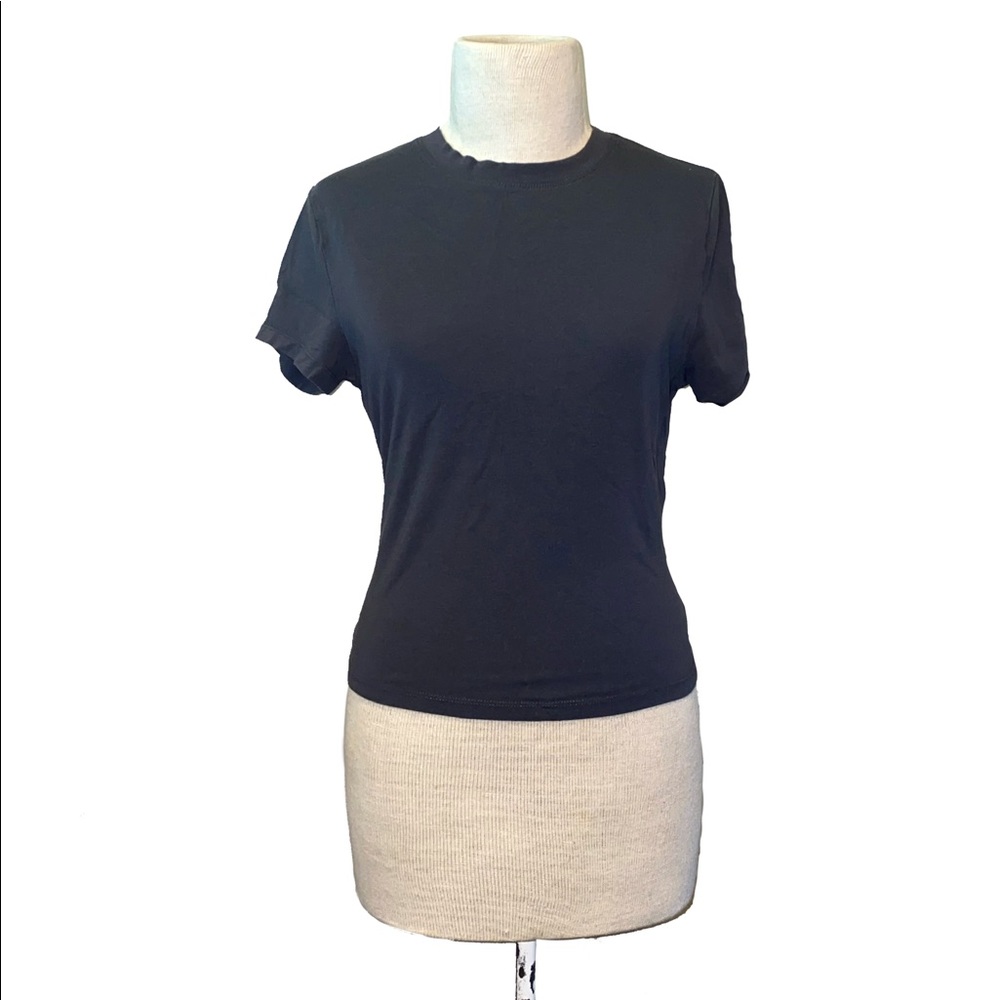Grey Tie Back T-Shirt